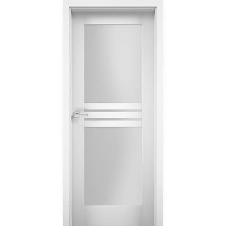 Vdomdoors French Interior Door, 42" x 96", White MELA7222ID-WS-4296